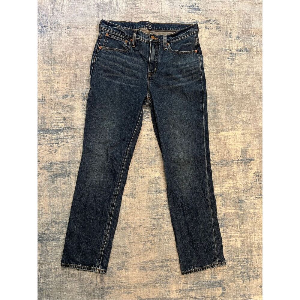 JCrew Blue Slim Boyfriend All Day Stretch Style CB361 Jeans Size 28"